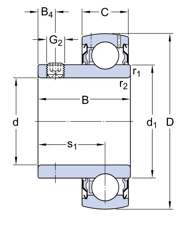 K001 12x28x8 MOCHU Einsatzlager – Detail 1