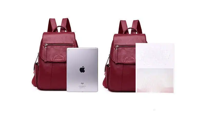 Женские кожаные рюкзаки, высокое качество, Mochila Feminina, школьный рюкзак в консервативном стиле для девочек, повседневный рюкзак для путешествий, женский рюкзак