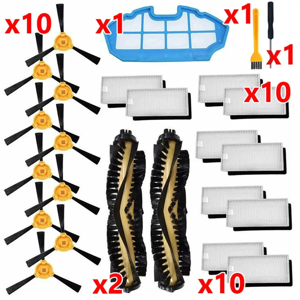 

Accessories Kit For Ecovacs Deebot N79S N79 Robotic Vacuum Cleaner Filters, Side Brushes, Main Brush