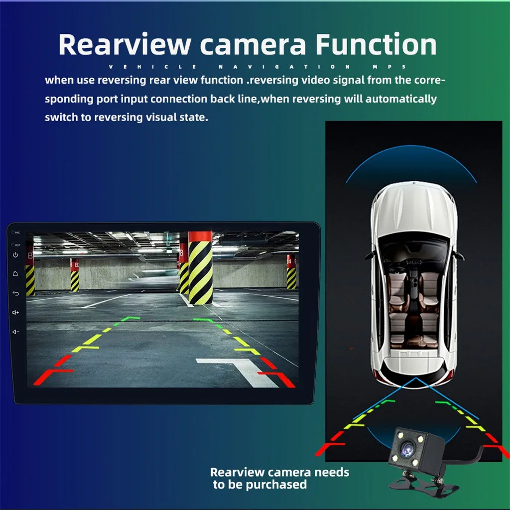 Universal10 дюймов Автомобильный мультимедийный плеер Android 8,12 din Авто радио gps стерео экран видео MP5 плеер Авто Радио резервная камера