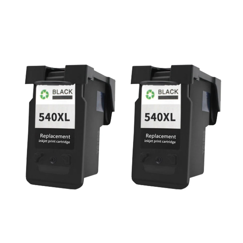 YLC PG540 PG-540 CL-541 для Canon PG540XL чернильный картридж pg 540 для Canon Pixma MG4250 MG3250 MG3255 MG3550 MG4100 MG4150 принтер - Цвет: 2Black  PG540XL