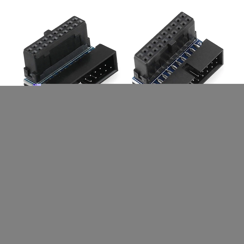 Адаптер-удлинитель для материнской платы USB 3 0 19/20 Pin штекер-гнездо под углом 90