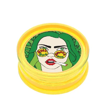 

Hornet Plastic Herb Grinder 63MM 2 Layers Tobacco Grinder Spice Smoke Crusher Smoking Accessories