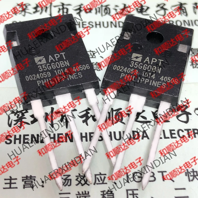 5 шт., новые оригинальные кнопки APT35G60BN-247 600V 35A