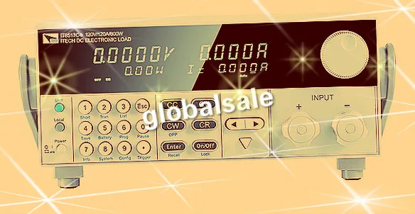 ITECH IT8513C+ программируемая электронная нагрузка 0-120 V/120A/600 W Hi-resolution 0.1mV/0.1mA CV CC CR CW AC110-220V