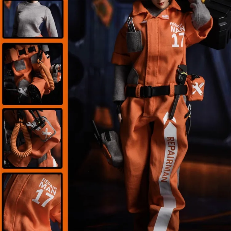 Vstoys 1/6 Repairman комбинезон костюм для 12 дюймов Коллекционная Фигурка агент Косплей Кукла DIY хобби подарок