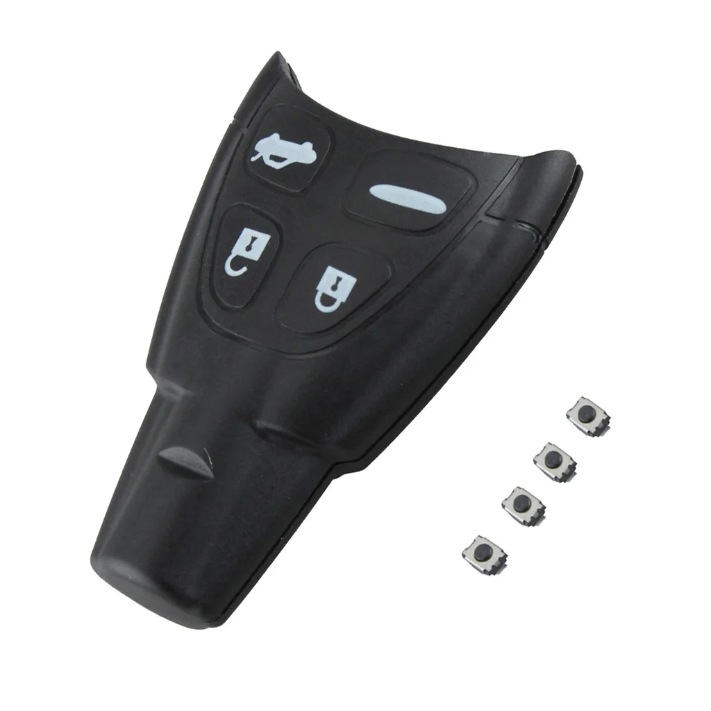 4 Button Auto Car Remote Key Case Cover For SAAB 93 95 9-3 9-5