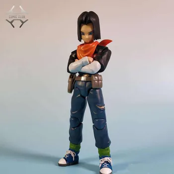 

COMIC CLUB IN-STOCK Class E Adventurer DBZ 1/12 Dragon Ball Z shf Android 17 Action Figure Lapis Brinquedo Model Toy