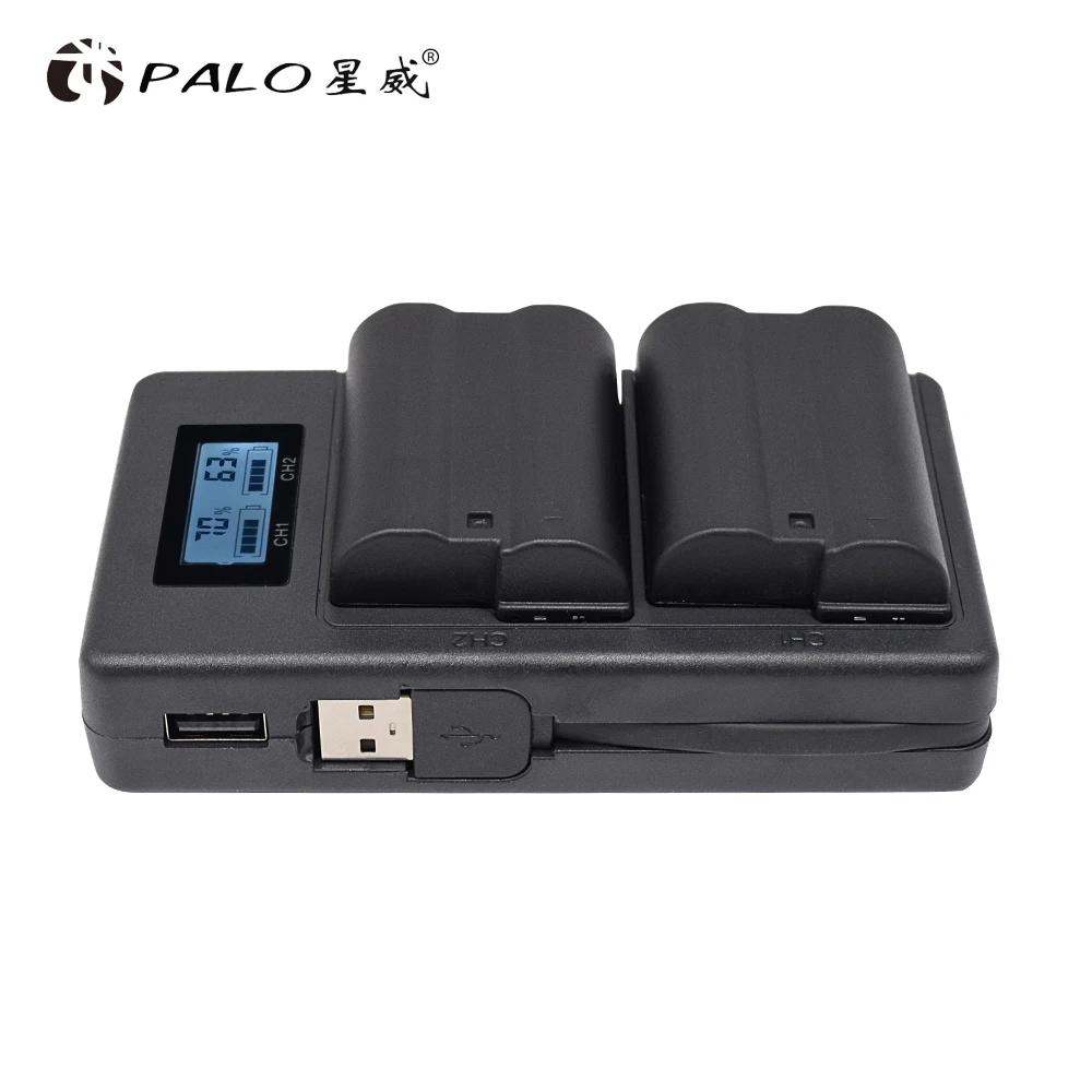 EN-EL15 ENEL15 EL15 Battery Charger for Nikon D7000 D7100 D7200 D850 D750 D7500 D810 D500 D800 D610 D600 EN-EL15b Battery L5