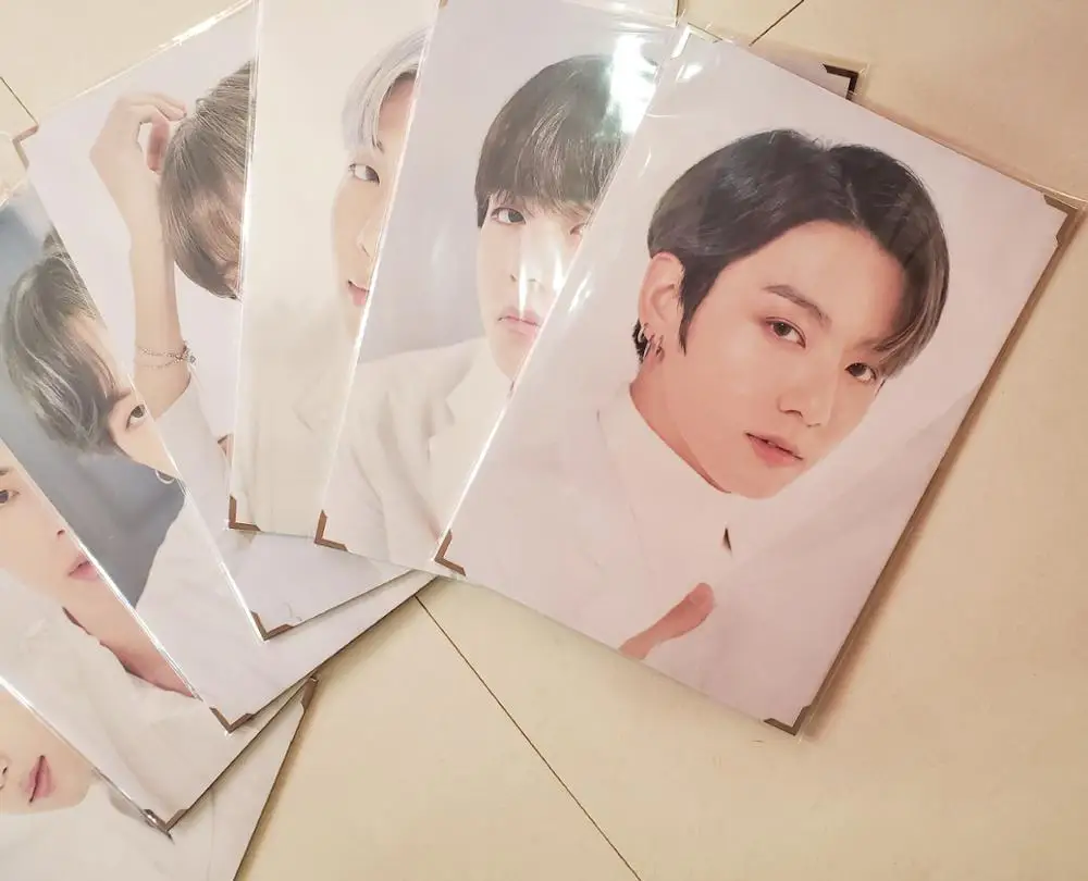 1 шт. фоторамка Kpop Star JIN RM SUGA JIMIN JUNGKOOK JHOPE V фото в реальном времени Поклонники картин