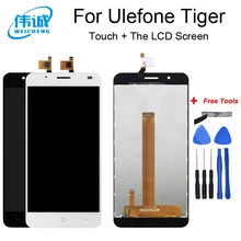 WEICHENG для UleFone Tiger ЖК-дисплей+ кодирующий преобразователь сенсорного экрана в сборе для UleFone Tiger ЖК-стекло Сенсорная панель запасные части