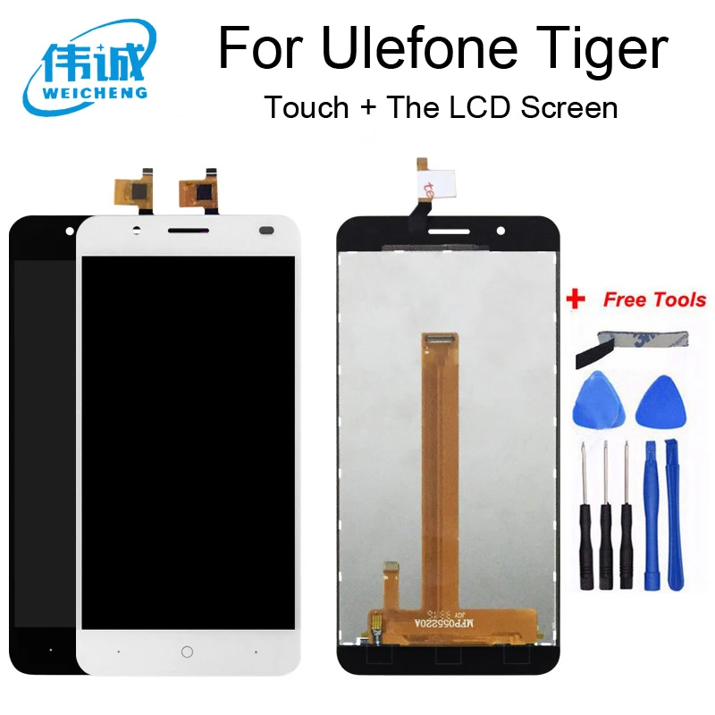 100% проверенных рабочих дисплеев для Ulefone тигра ЖК дисплей Дисплей кодирующий