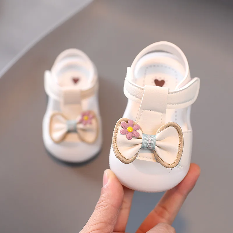 Bebé niña Zapatos niño Zapatos niña Zapatos de verano sandalias de zapatos infantiles para niñas flor princesa zapatos de niño tamaño 15-19