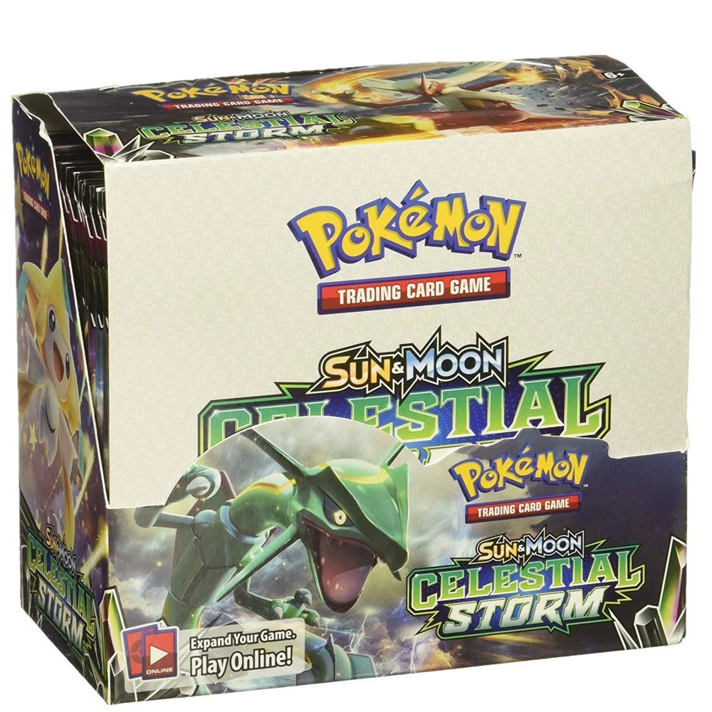 324 Cards Pokemon Tcg Sun Moon Celestial Storm 36 Pack Booster Box Trading Card Game Kids Collection Toys Game Collection Cards Aliexpress