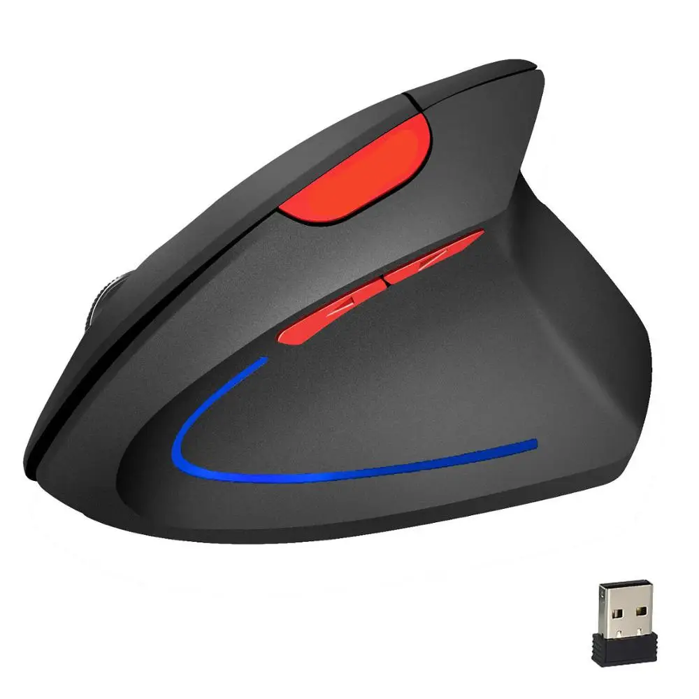 desktop mouse UTHAI DB38 New vertical wireless mouse 2.4GHz ergonomic mouse design 2400DPI can prevent mouse hand gaming mouse best gaming mouse for large hands Mice