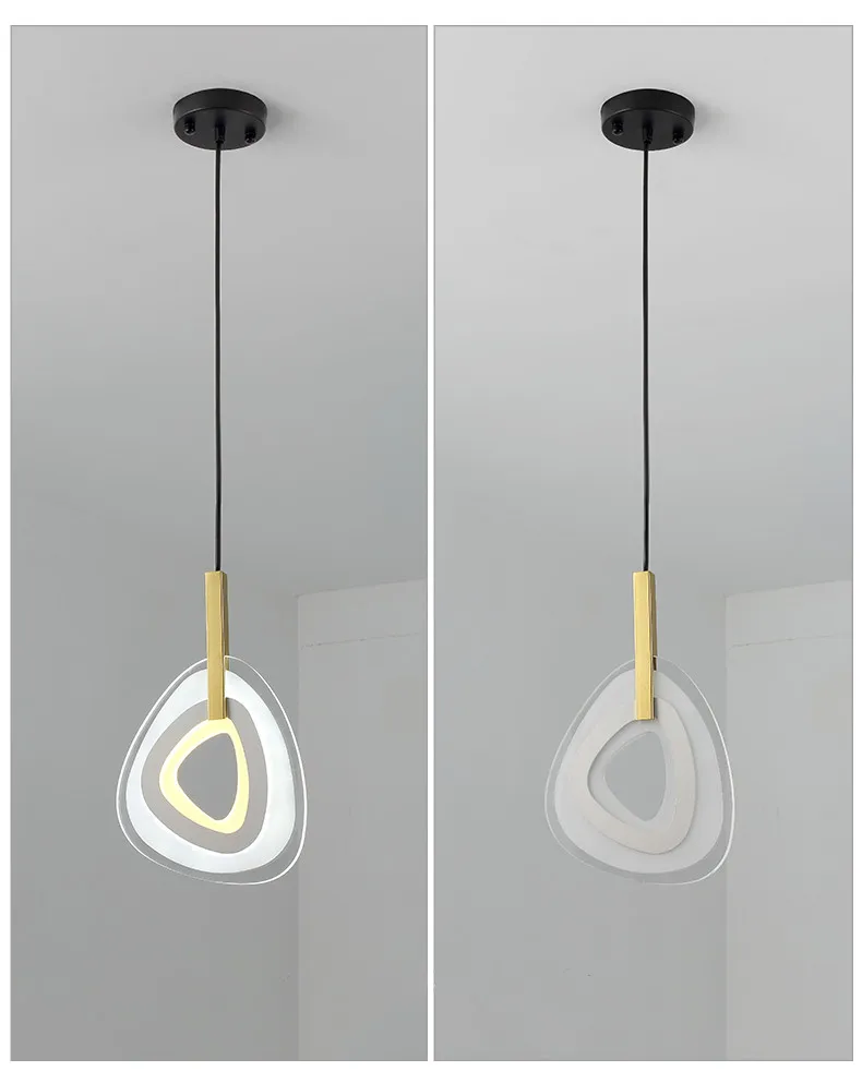 NORDIC SINGLE ACRYLIC PENDANT LIGHTS -LED PENDENT LIGHTS