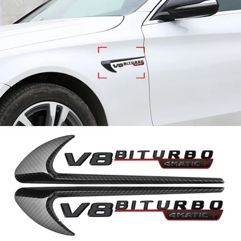 

2pcs/Set Carbon Fiber Car Fender Sticker for AMG Mercedes Benz W212 W213 W211 W210 W176 W205 W202 W204 W221 W220 GT AMG Sticker