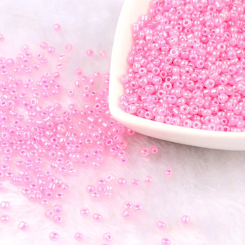 2 мм в диаметре, различные Цвет крем Стекло чешские бусины Seedbeads для изготовления украшений собственными руками Сделай Сам товары для шитья и рукоделия 750/1500/3750 шт