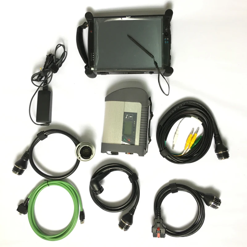 ^*Best Offers 2019.12 mb star c4 sd connect with laptop EVG7 DL46 DDR2GB/500GB HDD tablet newest software V2019.12 ready to use best quality