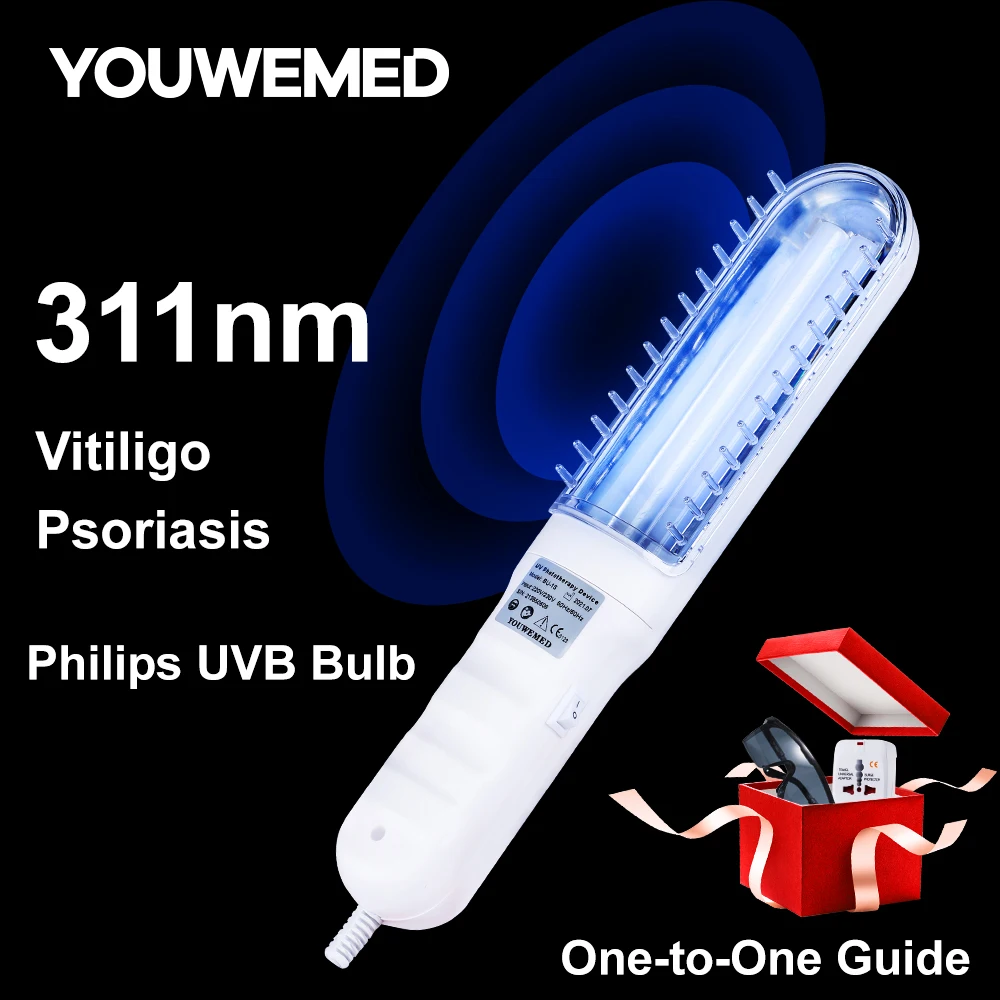 Ультрафиолетовый фототерапевтический инструмент YOUWEMED 311нм уфв лампа Philips