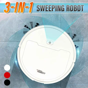 

3-In-1 Smart Vacuum Cleaner Robot Auto USB Rechargeable Floor Sweeping Robot Dry Wet Sweeping Vacuum Cleaner Home Cleaning Tools