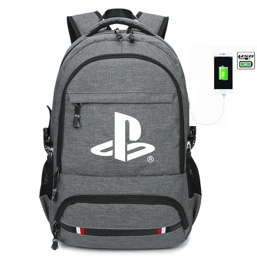 16 17,7 ''PS4 Playstation USB порт рюкзак контроллер игра ручка школьная сумка Usb Зарядка музыка ноутбук дорожная сумка для детей - Цвет: 16