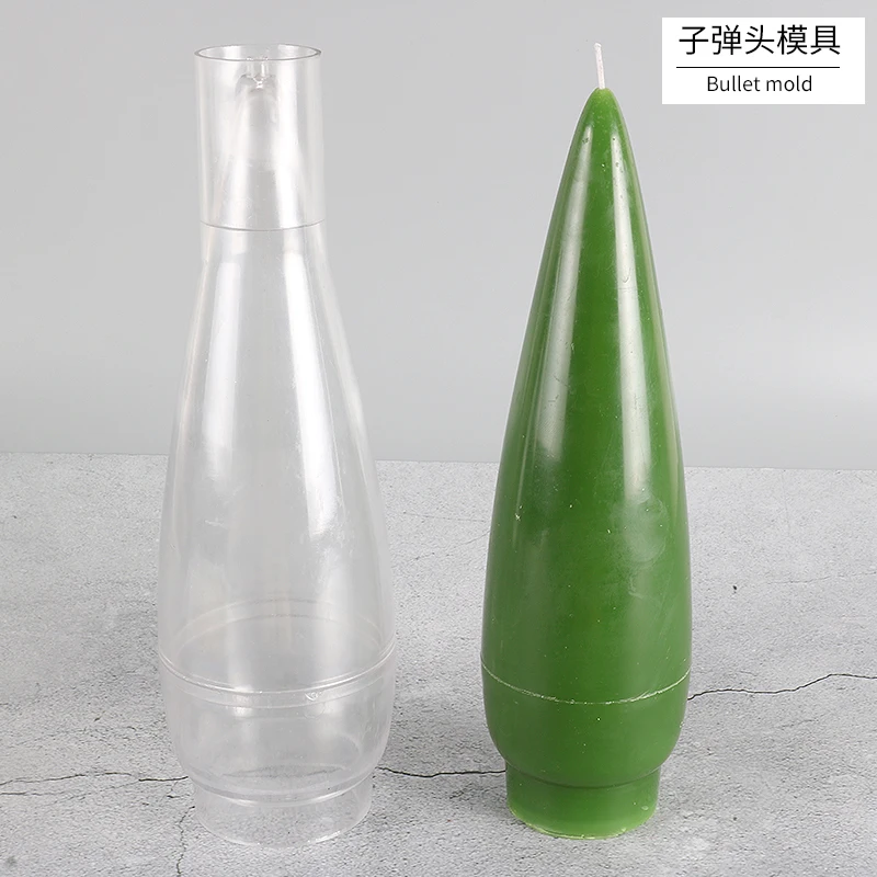 Bullet-shape design Candle Molds Silicone Mold Aromatherapy Soap Mould For Candle Making Chocolate Cake Decoration Christmas