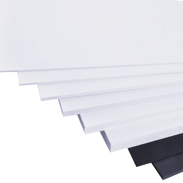 5pcs 100x200mm PVC Foam Board Plastic Model Pvc Foam Sheet Board White  Color Foamboadrd Model Plate 0.2mm to 1mm thickness