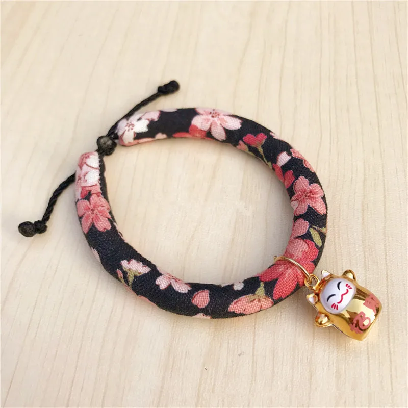 Регулируемый ошейник ручной работы для собак кошек колокольное ожерелье с