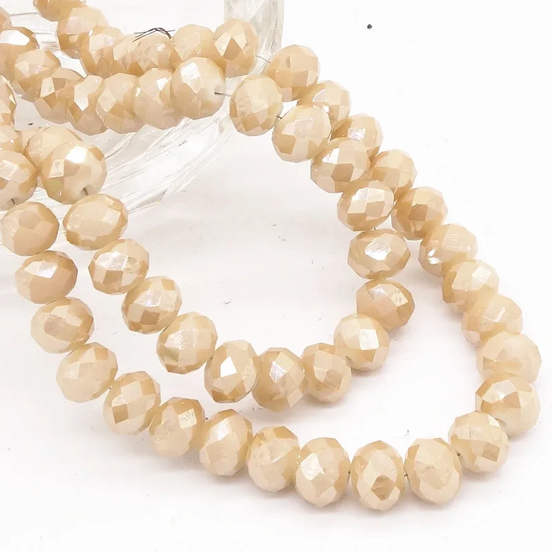 TTBEADS сверкающие AB 80 шт Круглые бусины cuentas de cristal facetadas para hacer joyas 8 мм - Цвет: 12