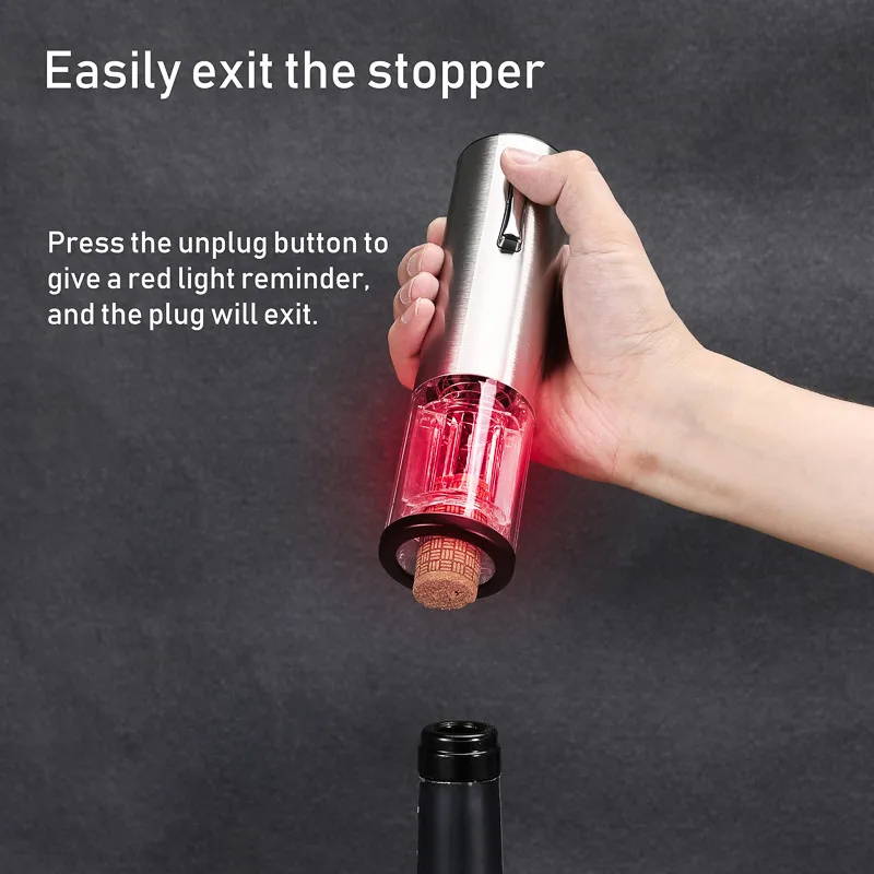 Automatic Smart Electric Wine Opener Corkscrew Wine Bottle Openers Kit Cordless USB Rechargeable With Foil Cutter Accessories baking spatula