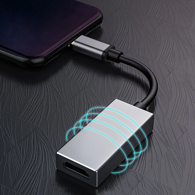 Горячая 3C-USB 3,1 type C USB-C к HDMI 4K HDTV Кабель-адаптер для samsung Galaxy S9 Macbook серебристый