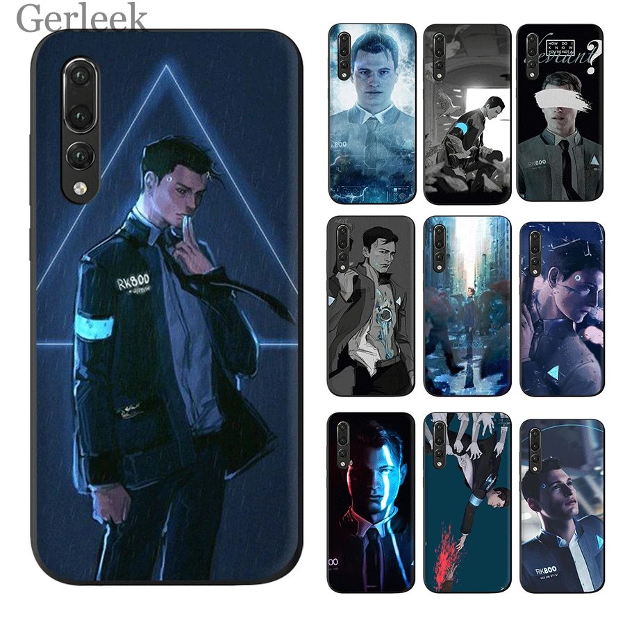 

Phone Case TPU For P Smart Z P30 P20 P10 P9 P8 Lite Pro Plus Cover Detroit Become Human Shell
