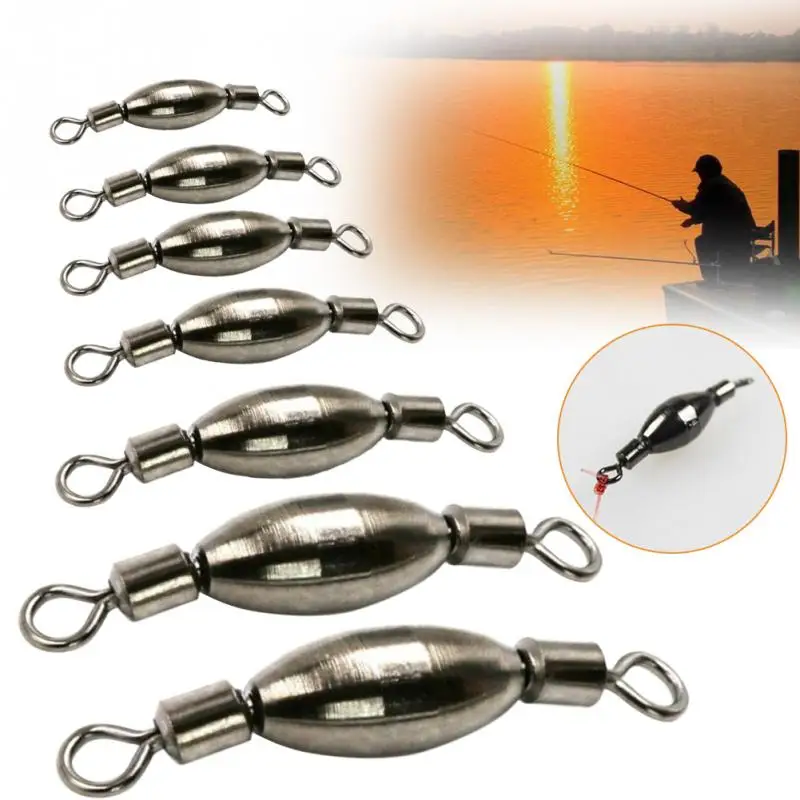 10 шт./компл. новый дизайн медное грузило рыболовные Вертлюги свинцовые