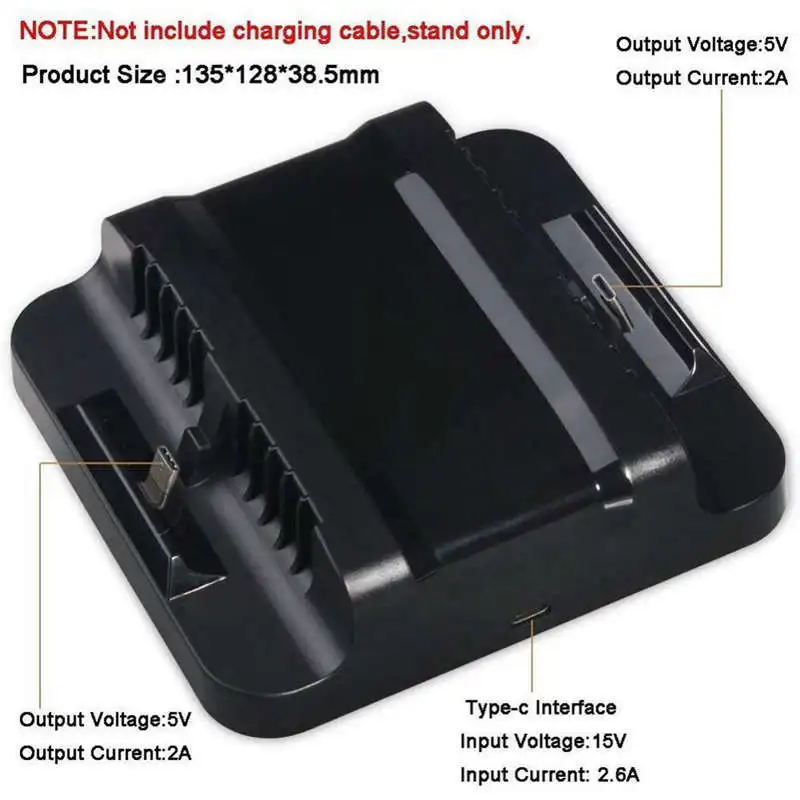 Ipega 2 в 1 Dual type-C зарядная док-станция Подставка держатель для хранения зарядное устройство для Nintendo переключатель Ns консоль