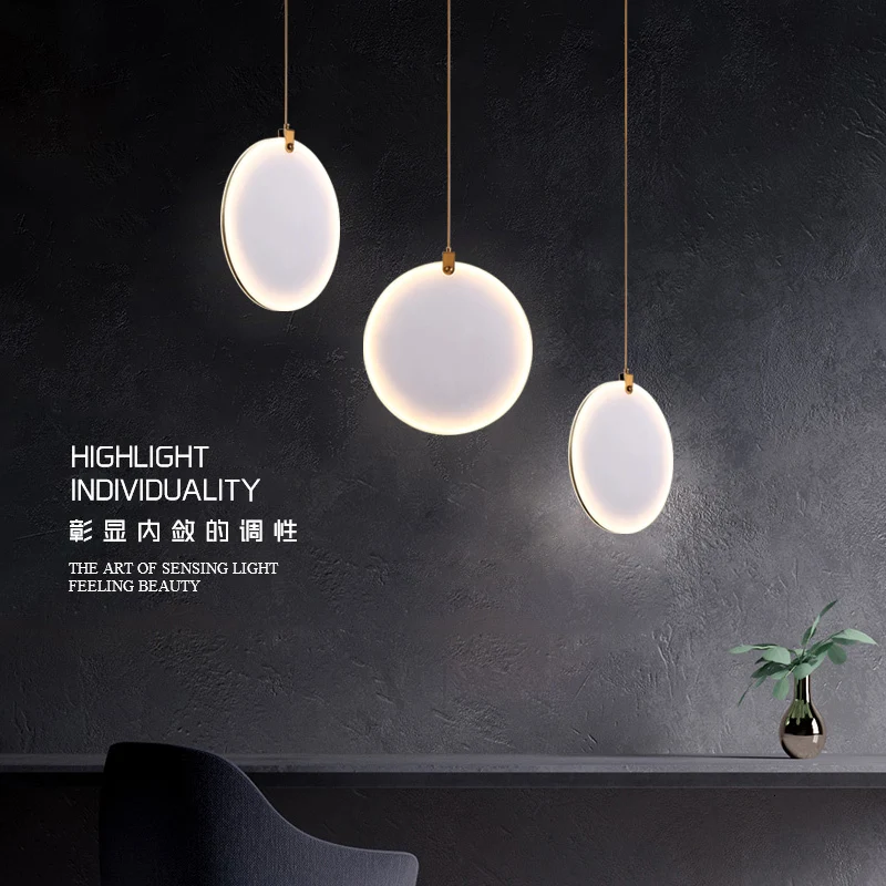 

Modern Led Metal Pendant Lights Wrought Iron Glass Round Ball Brass Rod Hanging Lamp For Living Roomcafekitchen Nordic Lighting