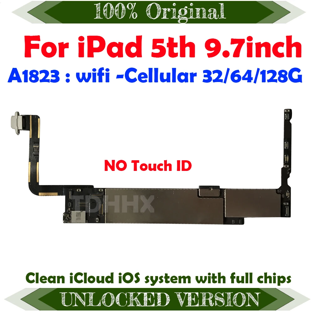 A1823 Wi Fi Сотовая связь чистке iCloud для iPad 5 9 7 дюймов материнская плата
