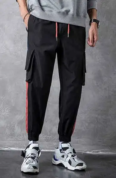WWKK Новая мода мульти-карман Jogger спортивные штаны для мужчин фитнес брюки спортивны фитнес штаны повседневные спортивные штаны для бега уличные брюки