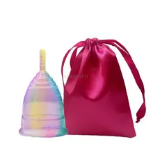 Silicone menstrual cup menstrual cup substitute sanitary napkin leak-proof aunt  artifact