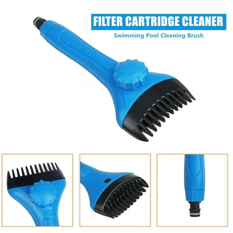 Handheld Swimming Pool Filter Cleaner Cleaning Brush Hot Tub Spa Pond Pool Filter Cleaner Swimming Cleaning Accessory swimming pool cleaning kit pool cleaning brush pool filter cleaner