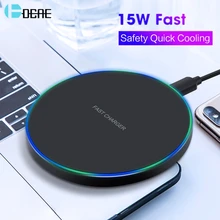 DCAE QI Wireless Charger USB Type C 10W 15W Max for IPhone 11 XS XR X 8 Fast Charging For Samsung S10 Xiaomi Mi 9 Huawei P30 Pro