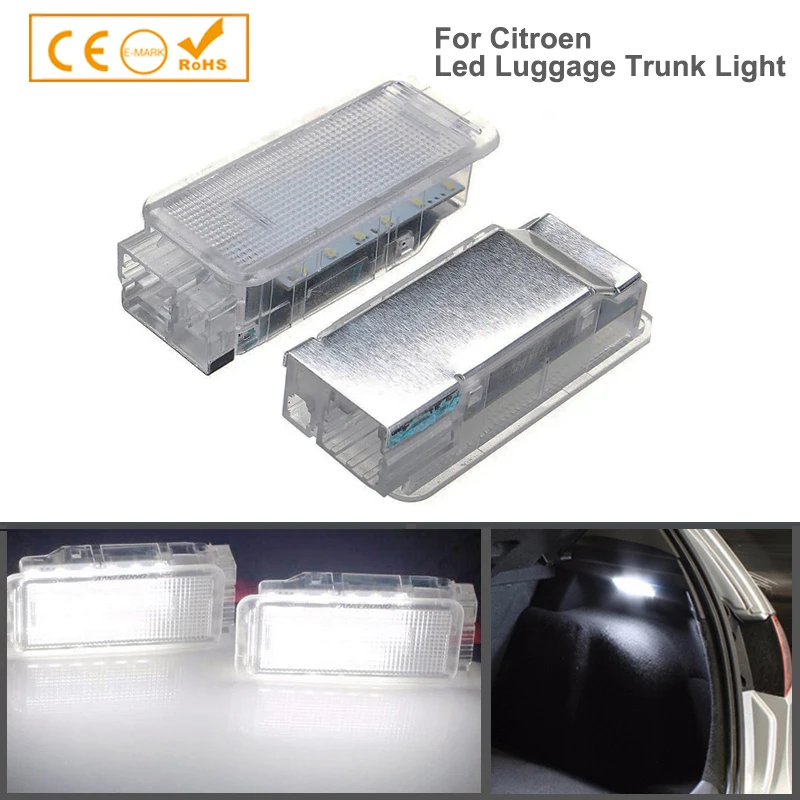 Светодиодные лампы для багажника и перчаток 2 шт. Footwell Citroen C2 C3 C4 C5 C6 C8 DS3 отправка