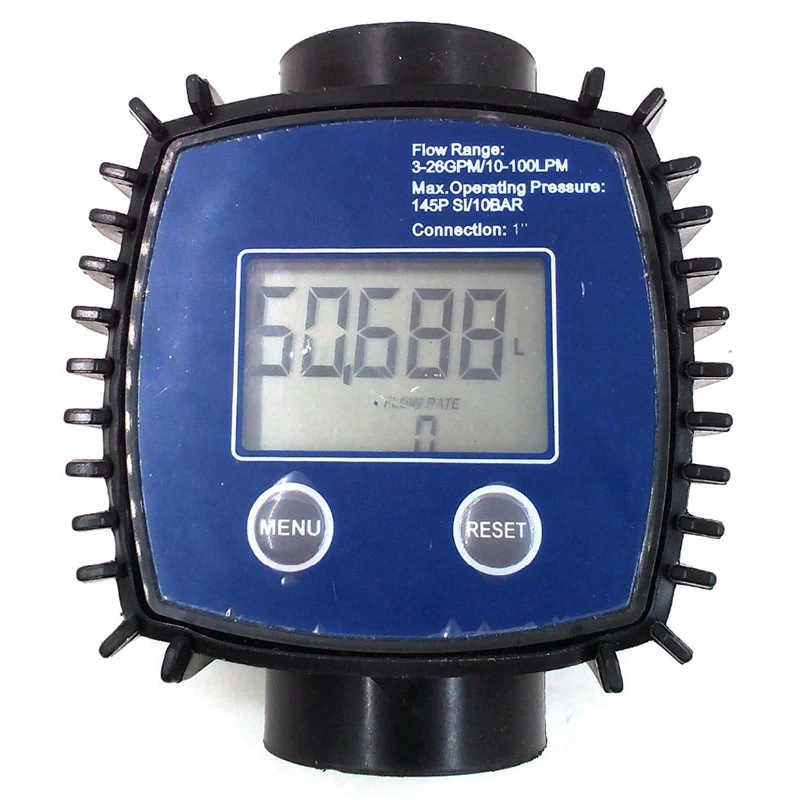 

ELEG-K24 Adjustable Digital Turbine Flow Meter For Oil,Kerosene,Chemicals,Gasoline,Methanol,Water,Urea,Etc.10-120L/Min