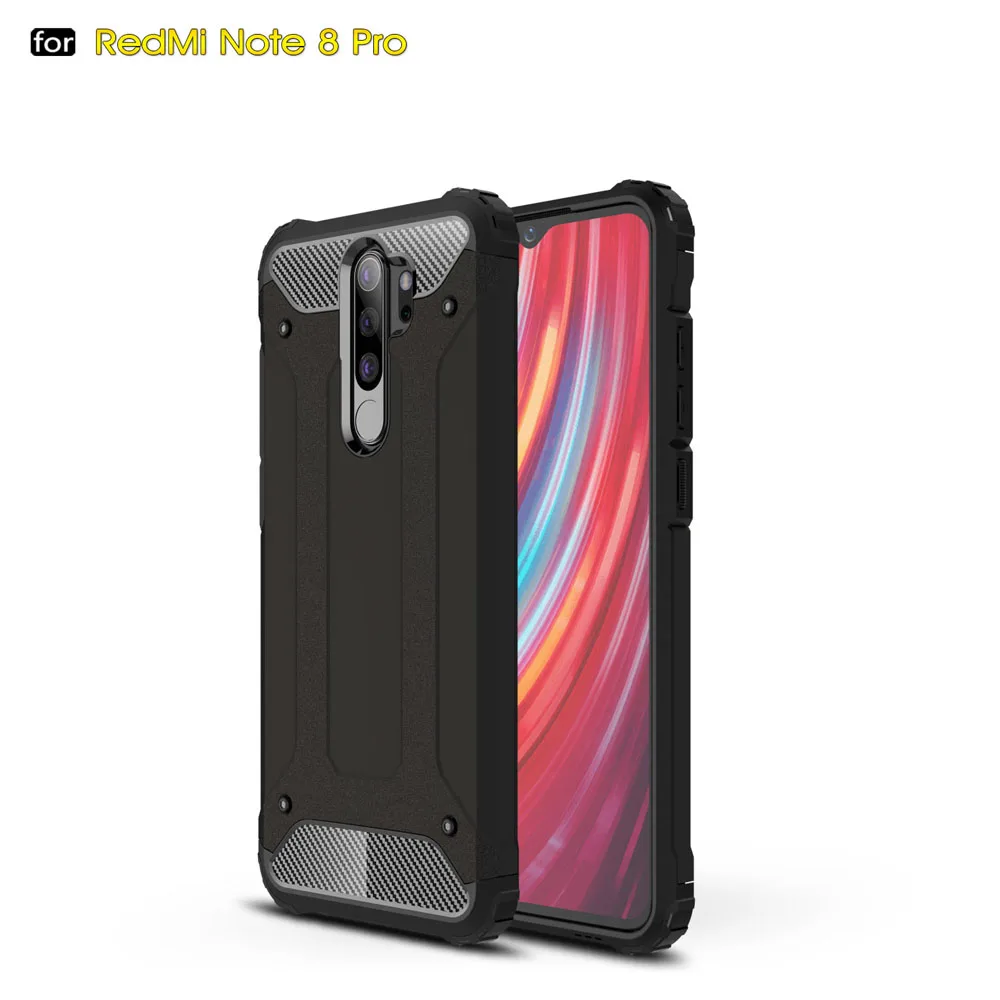Black Gold Противоударный защитный чехол 6,53 для Xiaomi Redmi Note 8 Pro, чехол для Xiaomi Redmi Note 8 Note8 Pro, задняя крышка для телефона, чехол - Цвет: Black Gold