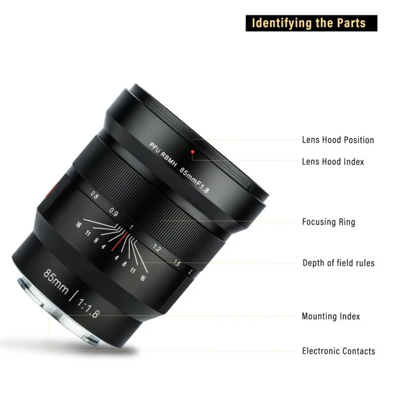 Для VILTROX 85 мм F/1,8 Полнокадровый ручной фиксированный фокус фиксированный объектив для камеры sony NEX и A9 A7M3 A7R для Fujifilm FX-mount