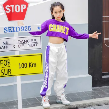 

2020 Girl Summer Wear Hip-hop Suit Girl Street Dance Clothing Tide Western Style Twinset Tide Clothing