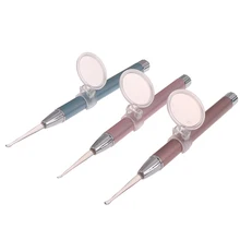 Children Luminous Ear Wax Cleaner Portable Flashlight Ear-pick Earwax Remover Magnification 3 times