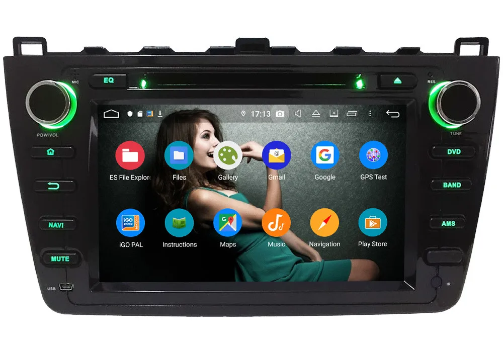 Clearance Klyde IPS 4G WIFI Android 9 Octa Core 4GB RAM 64GB ROM DSP BT Car DVD Multimedia Player Stereo For Mazda 6 Ultra Ruiyi 2008-2015 1