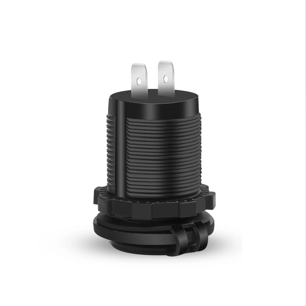 Car Dual USB Charger Motorcycle Cigarette Lighter 12V Car Boat Motorcycle Cigarette Lighter Sockets Power Plug Outlet car charger car phone charger