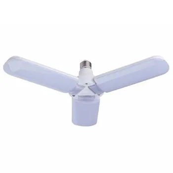 

45W E27 LED Bulb 85-265V Super Bright Foldable Fan Blade Angle Adjustable Ceiling Lamp Home Energy Saving Lights LED Lamp